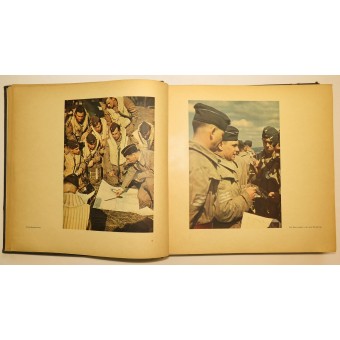 Fliegende Front, 1942, libro a colori molto illustrato. Espenlaub militaria